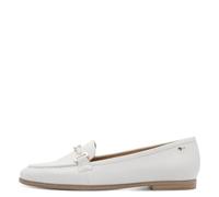 Tamaris Mocassin femme plat en cuir blanc – Taille 38