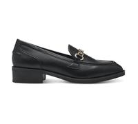 Mocassins Femme - TAMARIS 2430141 - Cuir Noir - Talon plat 3cm - Bout rond 37