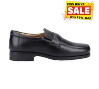 Mocassins Formels Décontractés En Cuir Pour Hommes Amblers Manchester Noirs