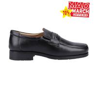 Mocassins Formels Décontractés En Cuir Pour Hommes Amblers Manchester Noirs