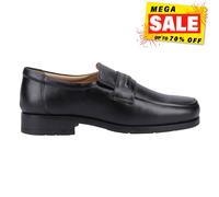 Mocassins Formels Décontractés En Cuir Pour Hommes Amblers Manchester Noirs