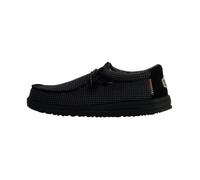 Mocassins Hey Dude Homme modèle Wally Sport - Blanc et Noir - Tige Textile 42