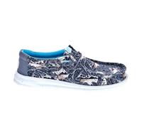 Mocassins Hey Dude pour Homme - Modèle Wally H2O - Noir/Marron 44