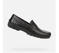 Geox Homme U Moner W 2Fit D Mocassins, Black, 42 EU