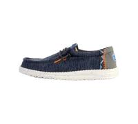 Mocassins Homme Hey Dude Wally Coastline - Bleu - Textile 41