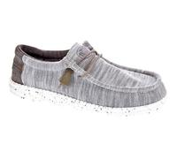 Mocassins Homme Hey Dude Wally Stretch Mix - Textile - Marron