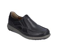 Mocassins Homme - JOSEF SEIBEL - Enrico 19 - Cuir Noir - A élastique - Confortable 39