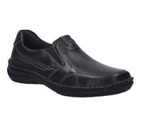 Mocassins - JOSEF SEIBEL - New Anvers 01 - Cuir noir - Semelle en PU - Fermeture élastique 43