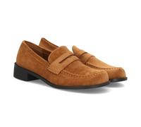 Mocassins minimalistes pour Femme, au Design Classique et élégant, conçus Selon Une philosophie respectueuse de la Forme Naturelle du Pied. Finition Effet Daim avec Bout renforcé.