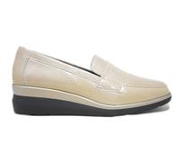 Mocassins plats Pitillos 10735 de couleur pierre - Femme, Pierre, 37 EU
