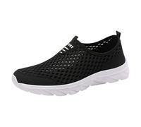Mocassins pour homme - Chaussures de sport respirantes - Chaussures plates - Chaussures de sport - Invisible - Hauteur réglable - Semelle souple - Chaussures confortables en tissu - Chaussures de