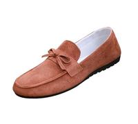 Mocassins pour homme - Coupe large - Antidérapants - Mains libres - Légers et respirants - Orthopédiques - Confortables - Pour le jogging et la randonnée, kaki, 41 1/3 EU