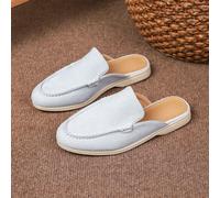 Mocassins pour hommes 2026 Printemps/Été Nouvelles chaussures à enfiler polyvalentes pour hommes, mocassins de style britannique formel, chaussures plates à semelle souple faites main pour grands pied
