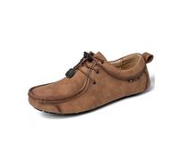 Mocassins pour Hommes Légers Et Respirants Mocassins Décontractés Confortables pour Conduire Chaussures De Marche Marron 48 EU