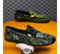 Mocassins pour hommes Nouvelles chaussures casual Chaussures polyvalentes Chaussures bateau à enfiler Chaussures molles Chaussures plates en cuir Chaussures bateau noires Chaussures habillées pour hom