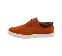 Mocassins respirants en maille - Chaussures de sport légères et respirantes - Hauteur invisible - Chaussures de fitness confortables - Chaussures basses classiques pour la conduite, jaune, 40 EU