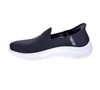 Mocassins Skechers Go Walk pour femme - Blanc et noir - Tige textile 37