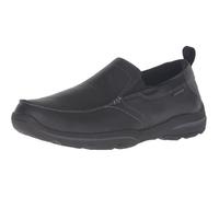 Mocassins Skechers Homme Harper- Forde Noir - Cuir - Confortable - Mémoire de forme 10 UK