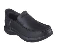 Skechers Baskets Parson Oswin pour hommes cuir noir Taille 41 EU