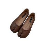 Mocassins Souples de Style français JJDFW à Semelle Plate et Bout Fendu pour Femmes