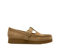 Mocassins suede femme Clarks WallabeeEVOBar Marron 37