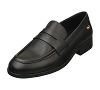 Mocassins Tommy Hilfiger Femme - Classique FLAG en Cuir Noir - 41 EU