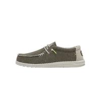 Mocassins tressés Wally - Hey Dude - Homme - Blanc/Verde - Semelle en caoutchouc 42