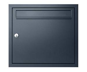 MOCAVI UP Boîte aux lettres encastrée en gris anthracite (RAL 7016) contenance de 12 litres et serrure sur la gauche