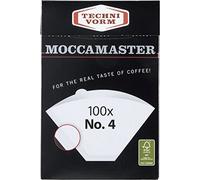 Moccamaster Technivorm Filtre Papier N°4 - Boite de 100 Filtres
