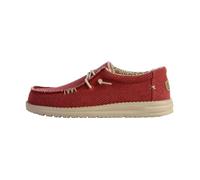Moccassin à Lacets Hey Dude Wally Braided - Rouge 42