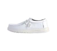 Moccassin à Lacets Hey Dude Wally Sport Mesh - Blanc/Blanc 42
