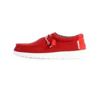 Moccassin à Lacets Hey Dude Wally Sport Mesh - Rouge sombre 42