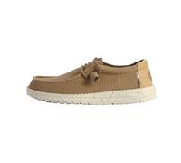 Moccassin à Lacets Hey Dude Wally Sport Mesh - Tan/Blanc 43
