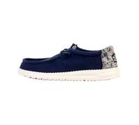 Moccassin à Lacets Hey Dude Wally Surf Wash - Marine Blazer 41