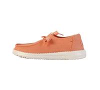 Moccassin à Lacets Hey Dude Wendy Stretch Canvas - Orange 36