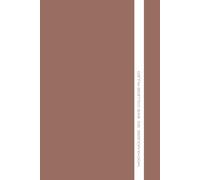MOCHA MOUSSE PANTONE COLOR 2025 COLLEGE RULED NOTEBOOK: 120 PAGES, 6'X 9'
