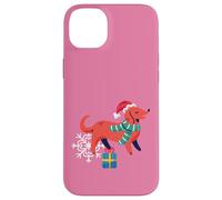 Moche Chien noël noël Flocon de Neige Weiner Teckel Coque pour iPhone 14 Plus