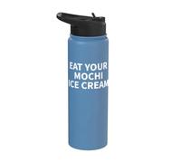 Mochi Ice Cream Apparel - Design amusant et mignon pour amoureux de la crème Stainless Steel Insulated Water Bottle