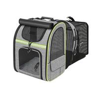 Mochila Expandible Para Gatos - Mochila Para Mascotas | Bolsa Plegable Para Gatos, Bolsa Portátil Para Cachorros, Bolsa Transpirable Y Plegable Para Mascotas, Ideal Para Viajes Al Aire Libre, Motocicl