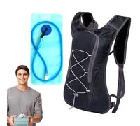 Mochila Hidratación Senderismo - Chaleco Hidratación Extralight | Laufweste Hydration Pack Für Trail Running Ciclismo Wandern Camping, Atmungsaktives Tragevest Mit 1,5 L Blase Und Netztaschen, Leichtg