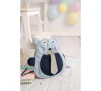 Mochila infantil algodón castor azul