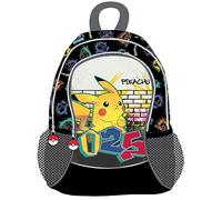 Sac à dos - Pokémon - Pikachu Numéro 25 - 40 cm - Noir et Jaune - Enfant Garçon
