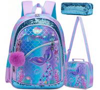 Mochila pour enfants de mochila escolar fille mochila escolar Dimensions : sac à dos pour enfant de primaire : 42 x 30 x 6 cm, sac à dos : 23 x 20 cm, sac à dos pour cahiers : 23 cm. Ce sac à dos d'éc