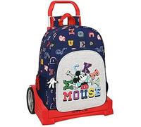 Mochila - Safta - Mickey Mouse - 180+Carro Evolution - Multicolore - Enfant Mixte