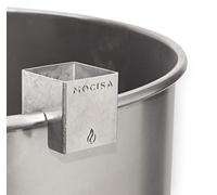 mocisa Lot de 3 entretoises universelles en acier inoxydable pour barbecue, plaque de cuisson, tonneau à feu, plancha