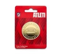 MOCIWORLD Atlético de Madrid, Édition Spéciale, Armes & Stade, Riyad Air Metropolitano, Jouet de Collection, Or, Licence Officielle