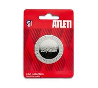 MOCIWORLD Atlético de Madrid, édition spéciale avec Armoiries et Inscription Courage et cœur, édition Collector, Nickel, sous Licence Officielle