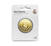 MOCIWORLD - Real Madrid - Édition spéciale avec Armoiries et Inscription « Roi d’Europe » - Objet de Collection - Or - sous Licence Officielle