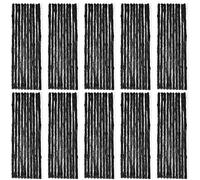 MOCNT 100 Pièces Kit de Réparation de Pneu Voiture sans Chambre Air Bandes de Réparation de Crevaison Moto Cordes de Réparation de Pneus Caoutchouc Outil 200mm x 3,5mm Noir