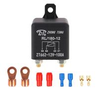MOCNT 12V 100A Relais Voiture 4 Broches Auto Relais de Démarrage 4 Pin | Commutateur Power de Relais Charge Automobile Ouvert Starter Relais Isolateur de Batterie Contacteur Relais